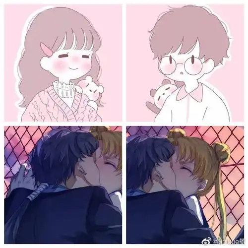 情侣头像无水印