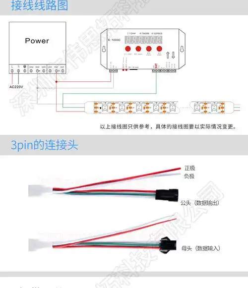 12v非断点续传单点单控幻彩灯带