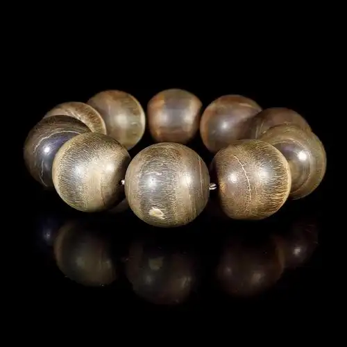 佚名射天角圆珠手串