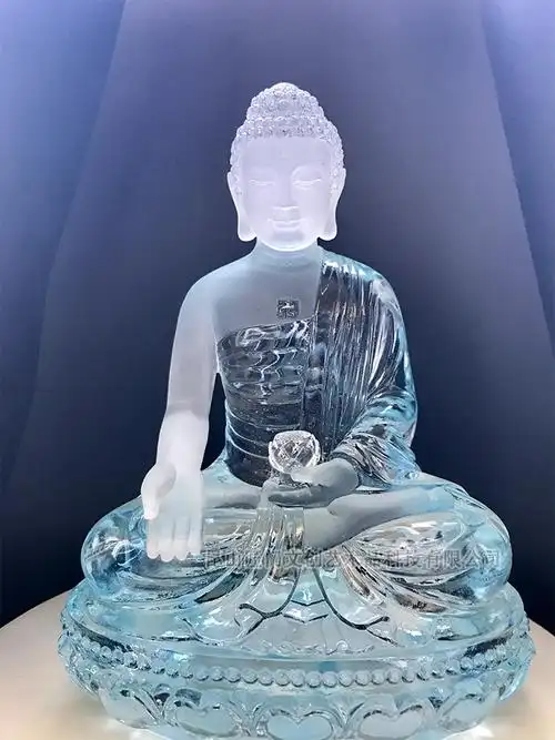 匠门琉璃佛像阿弥陀佛各式琉璃工艺品各式大小尺寸定制厂家