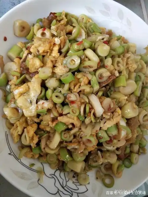 山珍美味:笋子炒蛋