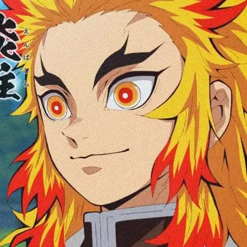 鬼灭之刃炎柱炼狱杏寿郎头像酷酷的男生动漫头像
