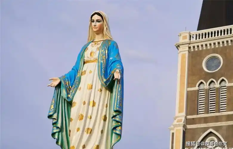 原创世界上唯一镶嵌宝石的圣母像供奉在泰耗资25亿的奢华教堂内