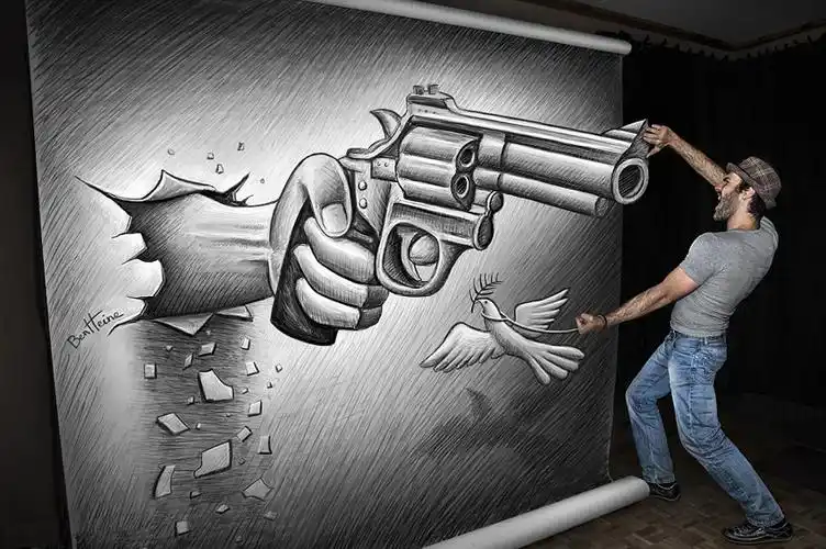 比利时男子3d立体神作如若画境