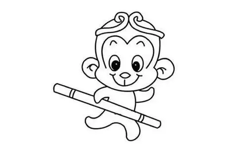 齐天大圣孙悟空简笔画教程孙悟空怎么画 孙悟空简笔画画法步骤教程q版