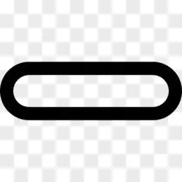 丸药物轮廓圆角矩形形状图标