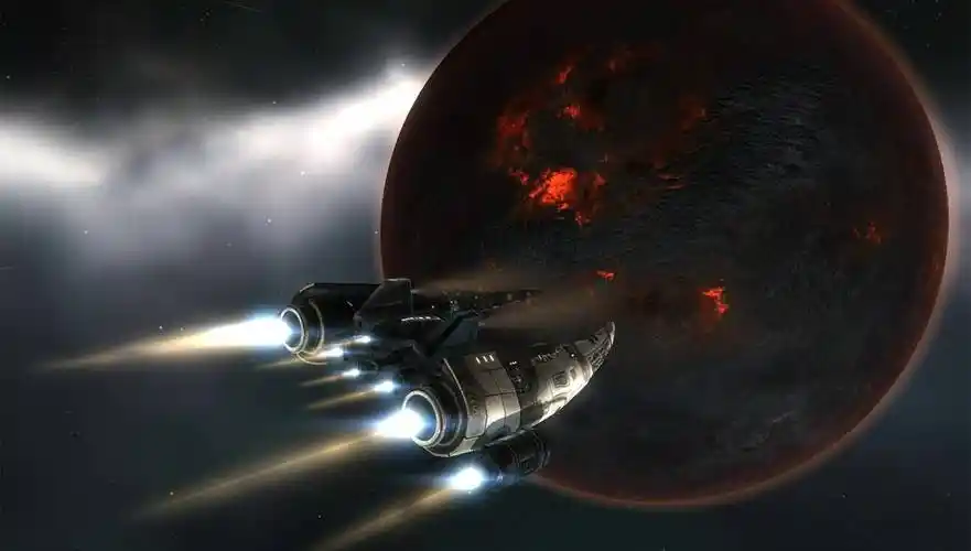 记得在14年,游戏里面就爆发了一场战争,2艘泰坦级飞船,作为eve的终极