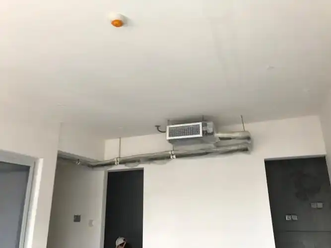 北欧风格,冷色调.新风系统需要局部吊顶造型