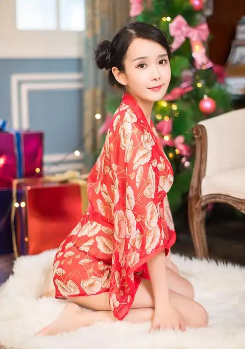 性感连体汉服睡裙情趣内衣女公主复古透明火辣半袖情调睡衣