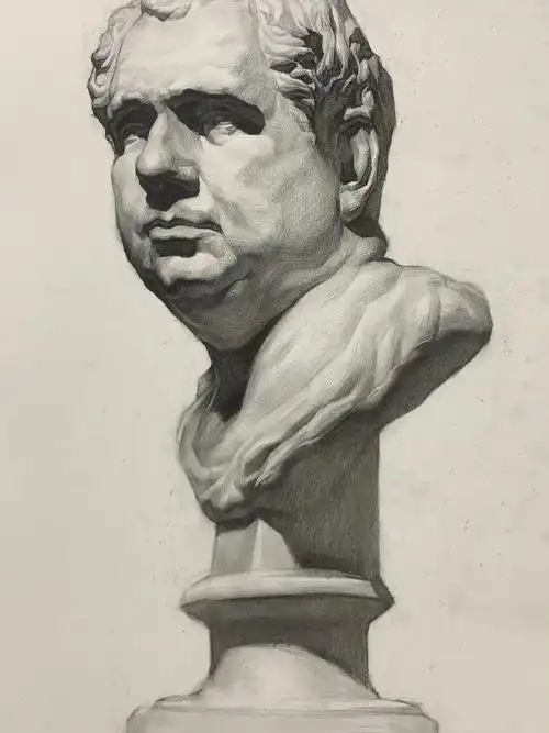 详细步骤素描石膏简单易学第二弹