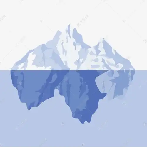 寒冷冰山剪贴画冰屋简笔画怎么画?