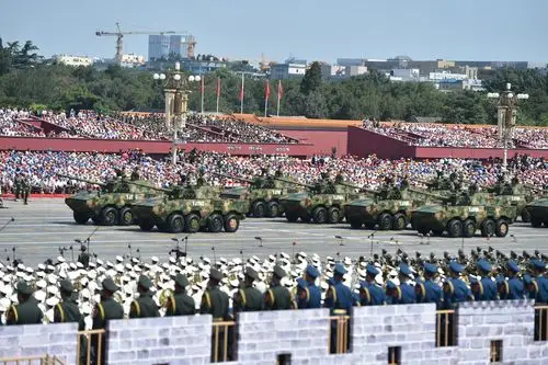 93大阅兵装甲突击车方队