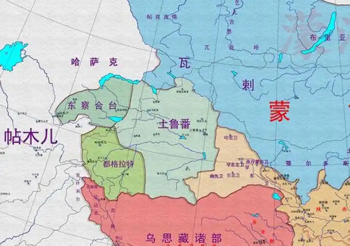 蒙古人与蒙古帝国8 八,察合台汗国(二) (三)东察合台汗国(1348年-1509