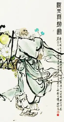 0371 药王孙思邈 立轴 纸本