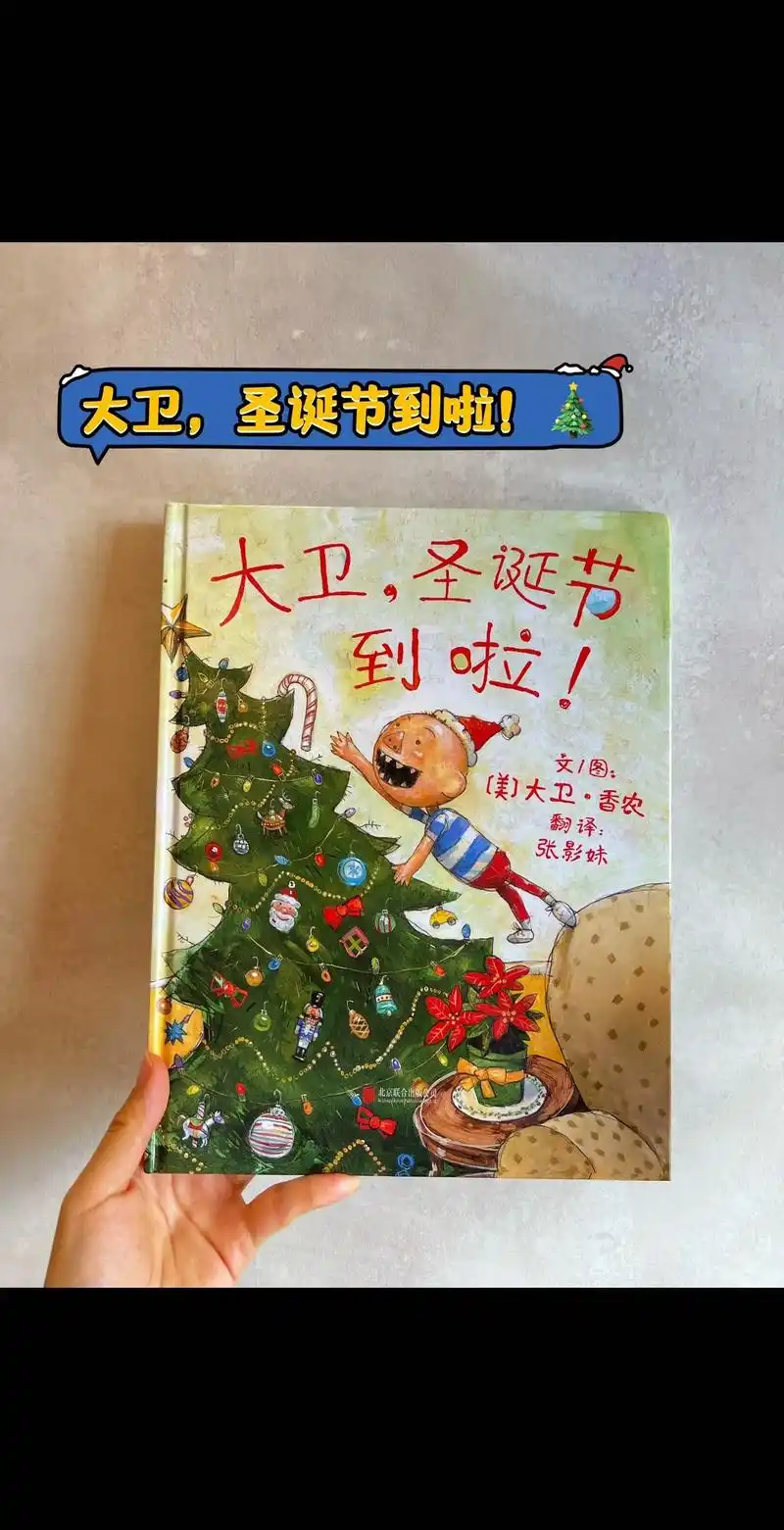 036990圣诞节绘本|大卫,圣诞节到啦!