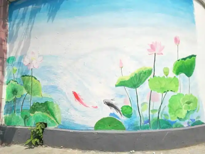 首画墙绘果冻家院墙