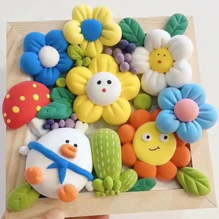 好看的泡泡泥作品.#超轻粘土手工 #手工diy #粘土手工  - 抖音