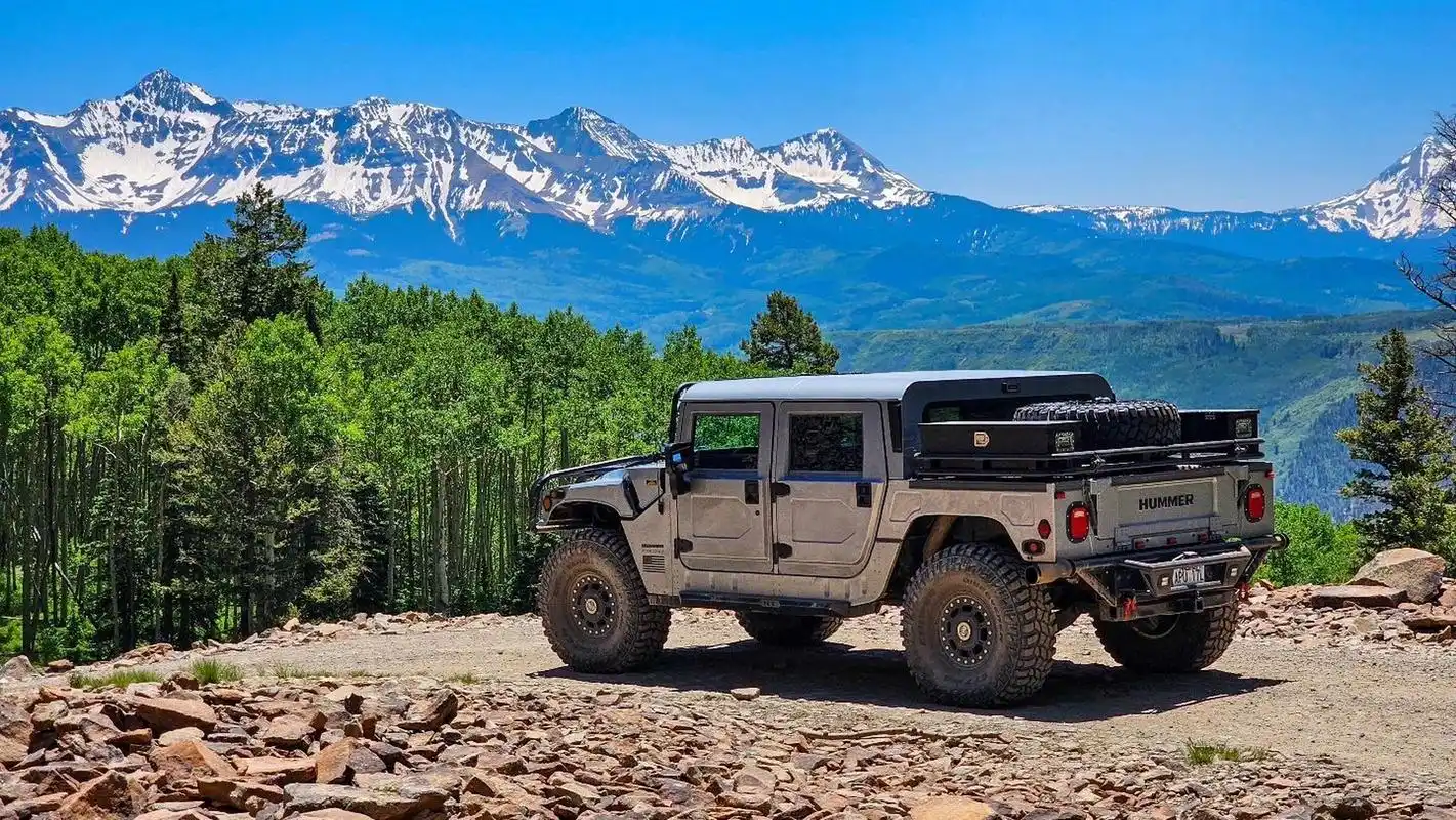 悍马皮卡版,这颜值依旧巅峰#悍马h2