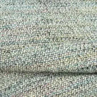 粗针七彩毛圈布服装面料涤棉大肚纱色织粗针法国卫衣布大毛圈布料