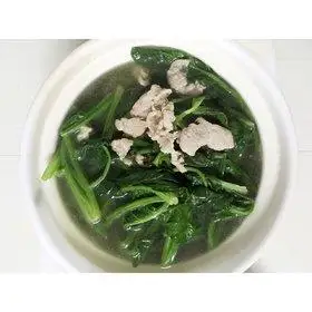 【菠菜瘦肉汤】--为早餐增加营养的全部作品