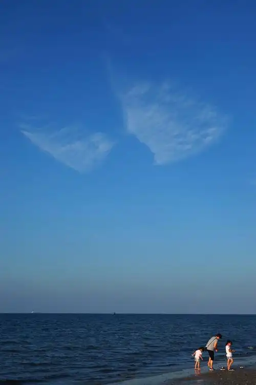 "美丽的蓬莱海湾"系列之十一《碧海云天》