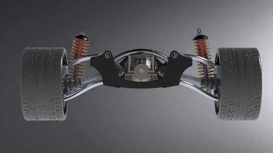 独立悬架-3d模型