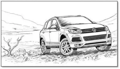 途观简笔画 简笔画图片大全-普车都