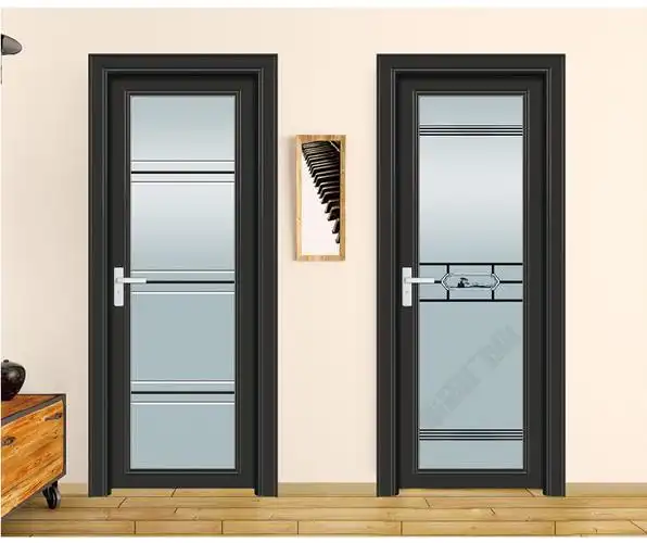 家用出租屋卫生间门厕所门钛镁合金门玻璃门简约室内洗手间浴室门