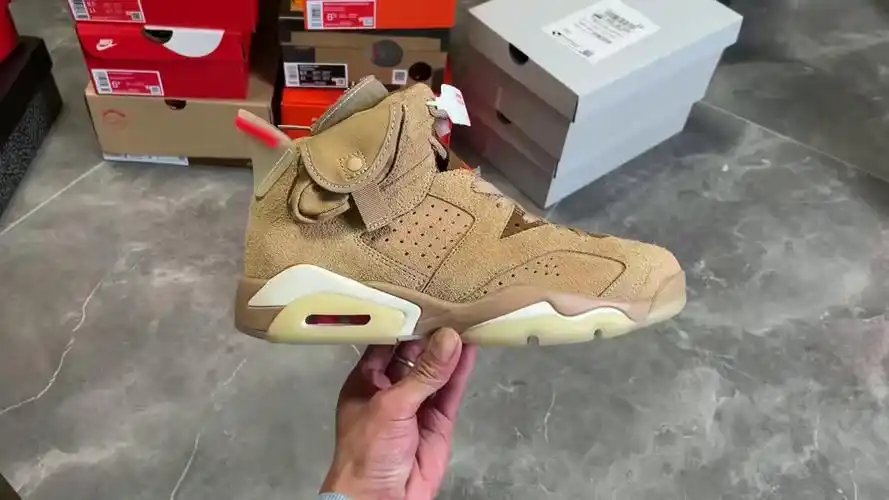『纯原』air jordan aj6卡其棕