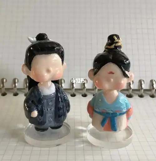 石塑粘土苍兰夫妇