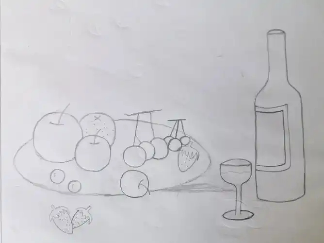 【坡头区一中】《向画家学构图》初一学生美术作业展