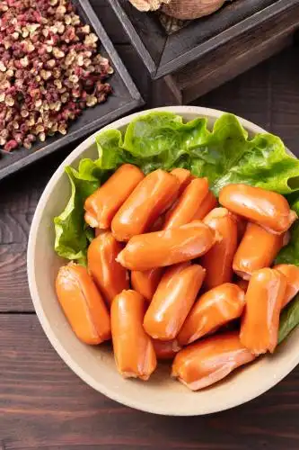 火锅菜品开花肠 食品