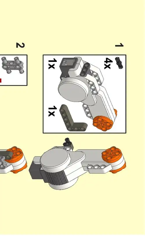 乐高投篮机器人搭建完整过程