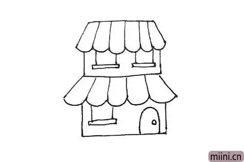 房子简笔画留着教小朋友吧简笔画|简单可爱小房子卡通画手绘手帐素材