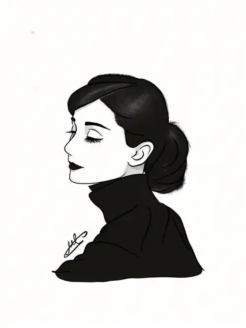 狼人杀系列最后一个准备画摄梦人有时间安排#我的随手画  #奥黛丽赫本