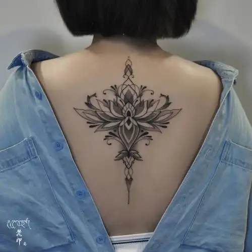 杭州纹身  #纹身  #mandala  #莲花  #莲花纹身