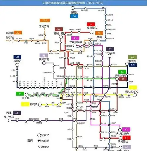 2035年的天津地铁值得期待|汉沽|终点|天津地铁_新浪新闻