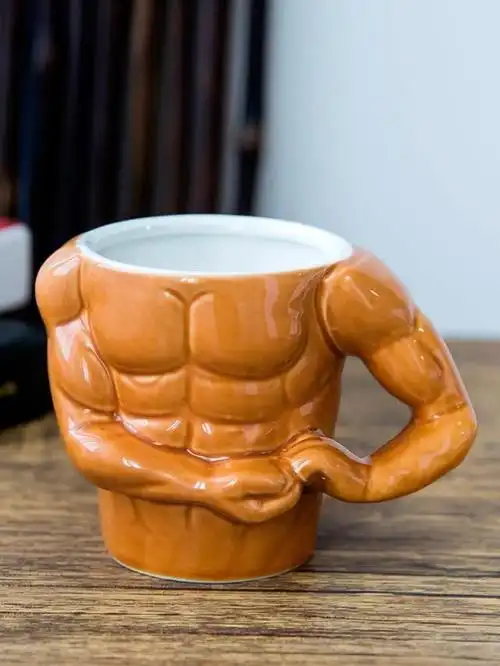 杯子创意可爱搞怪男女网红个性ins风潮奇怪形状的陶瓷马克杯