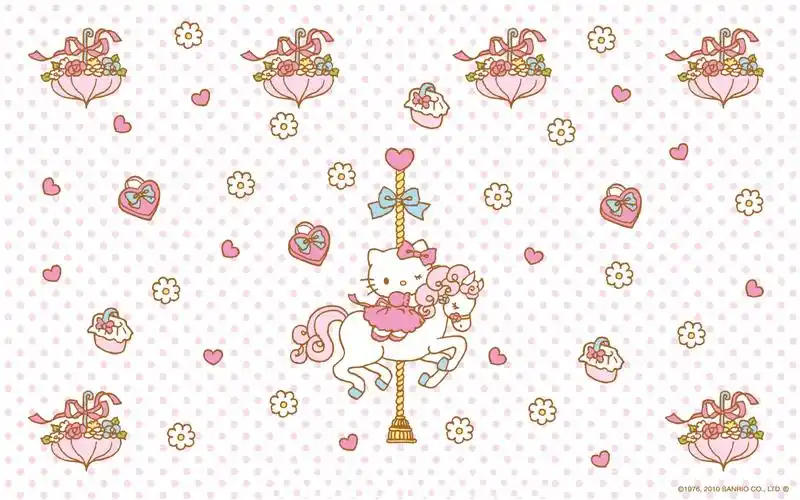 wallpaper hello kitty by nathaliehurtado - 堆糖,美图壁纸兴趣社区