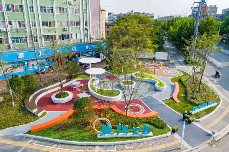 盐城滨海:"口袋公园"兜起城市幸福感