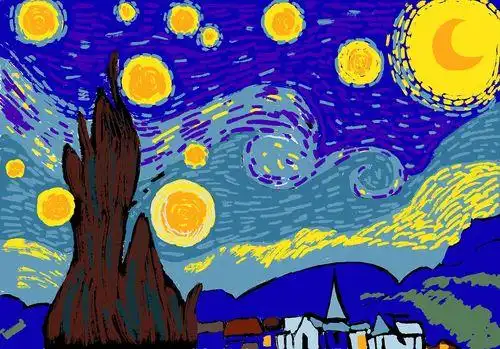 《星空下的松柏》分享儿童创意卡通画简笔飞去外太空宇宙火箭飞船儿童