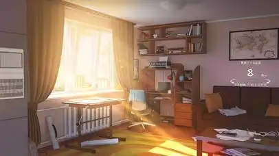 唯美治愈动漫卧室房间(动漫动态壁纸) - 动态壁纸下载 - 元气壁纸