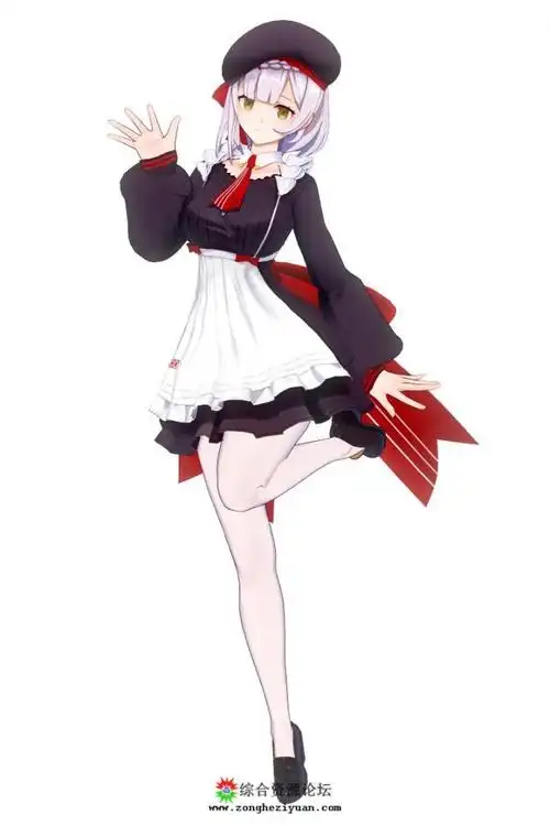 原神高还原诺艾尔kfc联动女仆装异世相遇尽享美味