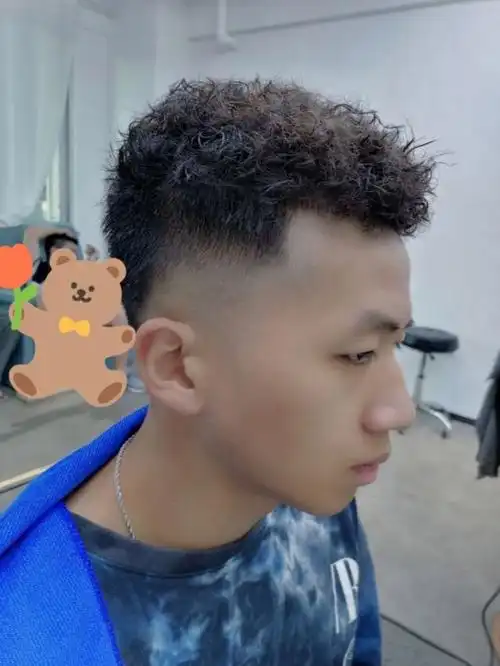 cool boy 超短发黑人烫92