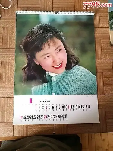 女演员挂历