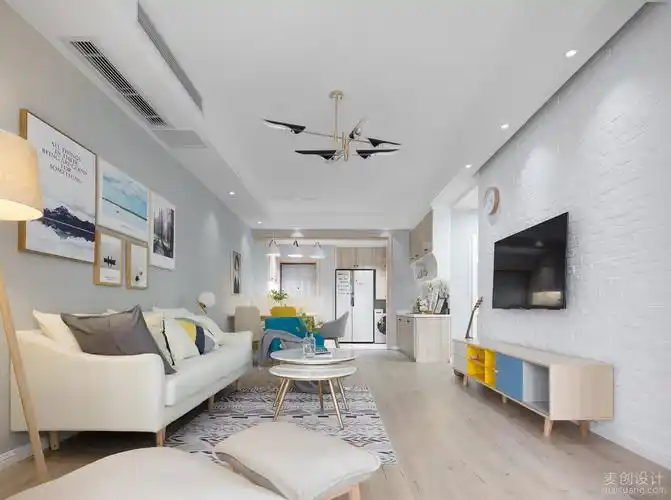 原木北欧风优雅舒适的设计装修效果图