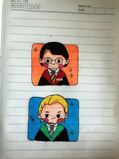 临摹哈利波特简笔画