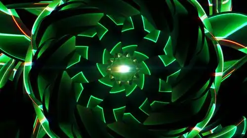 超赞4k原创绚烂光效节奏舞台大屏背景