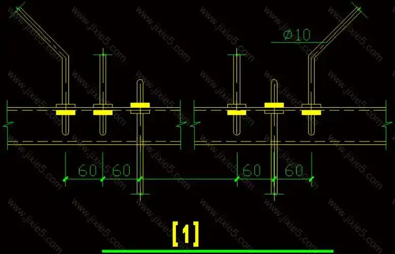 100个轻钢结构节点详图cad图纸