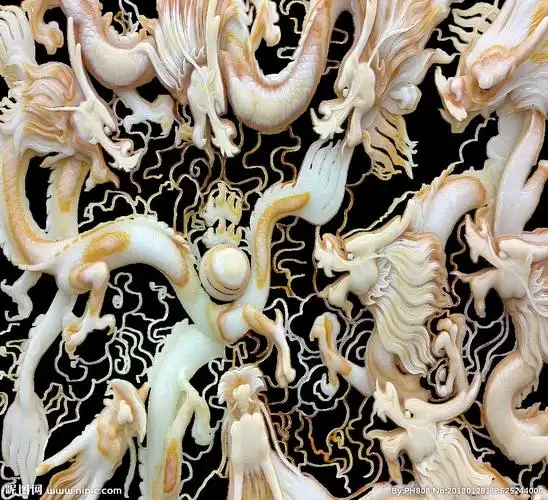 九龙戏珠设计图__图片素材_其他_设计图库_昵图网nipic.com